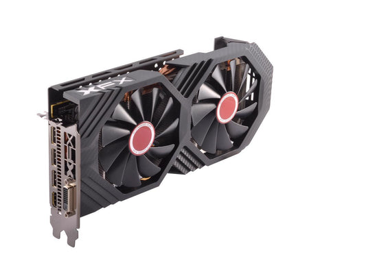 XFX GTS Black Edition RX 580 8GB OC+ 1425MHz RX-580P8DBD6 DDR5 3xDP HDMI DVI With XFX Custom Backplate