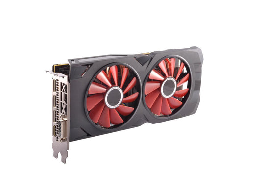 XFX Radeon RX 570 Black Edition DirectX 12 RX-570P8DBD6 8GB 256-Bit DDR5 PCI Express 3.0 CrossFireX Support Video Card