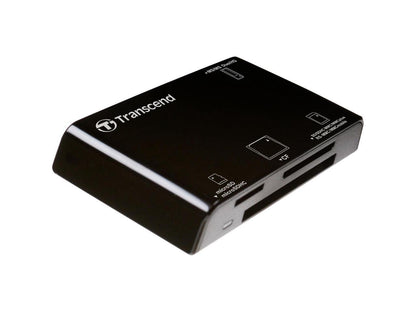Transcend P8 15-in-1 USB 2.0 Flash Memory Card Reader TS-RDP8K (Black)