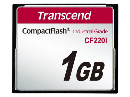 Transcend Industrial CF220I 1 GB CompactFlash - 40 MB/s Read - 42 MB/s Write