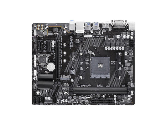 GIGABYTE GA-A320M-H AM4 AMD A320 SATA 6Gb/s USB 3.1 HDMI Micro ATX AMD Motherboard