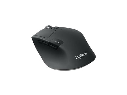 Logitech M720 Triathlon - Mouse - right-handed - optical - 7 buttons - wireless - Bluetooth, 2.4 GHz - USB wireless rece