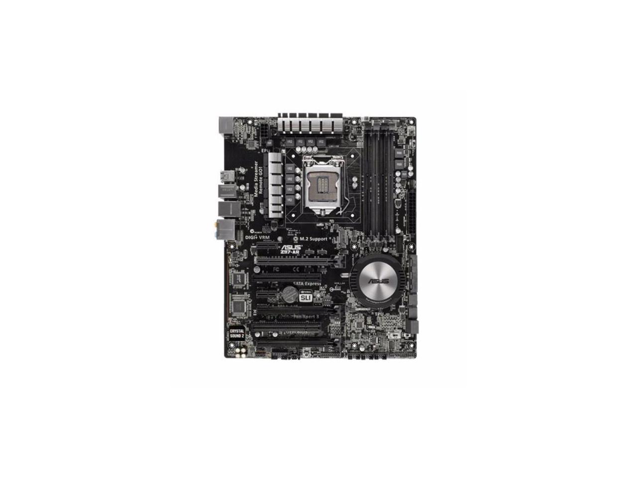 ASUS Z97-AR (90MB0JL0-M0EAY0) LGA 1150 Intel Z97 HDMI SATA 6Gb/s USB 3.0 ATX Intel Motherboard