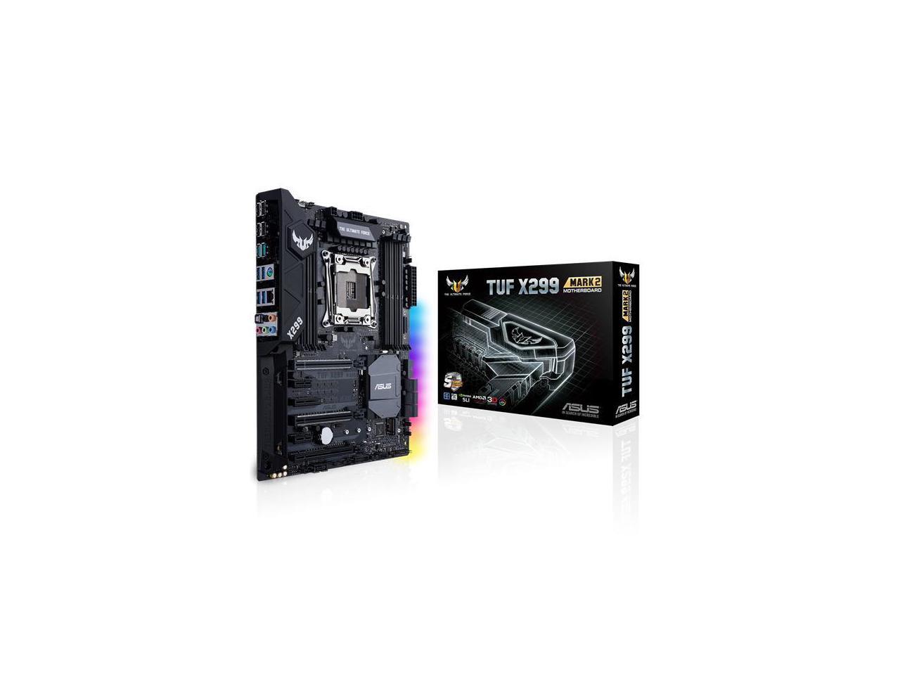 ASUS Intel TUF X299 MARK 2 Socket LGA 2066 DDR4 ATX Motherboard (90MB0UB0-M0EAY0)