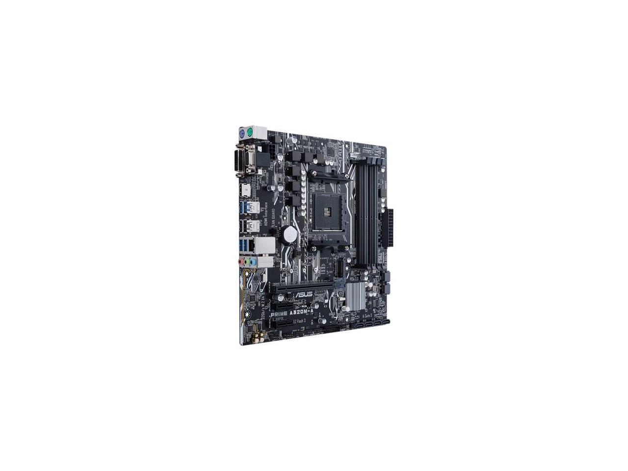ASUS AMD PRIME A320M-A Socket AM4 DDR4 Micro ATX Motherboard (90MB0VA0-M0EAY0)
