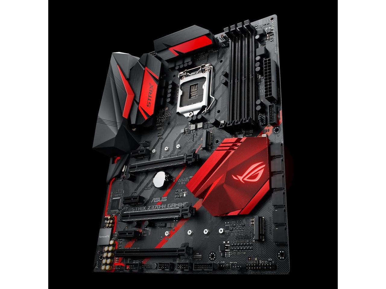 ASUS Intel ROG STRIX Z370-H GAMING Socket LGA 1151 DDR4 ATX Motherboard (90MB0VJ0-M0EAY0)