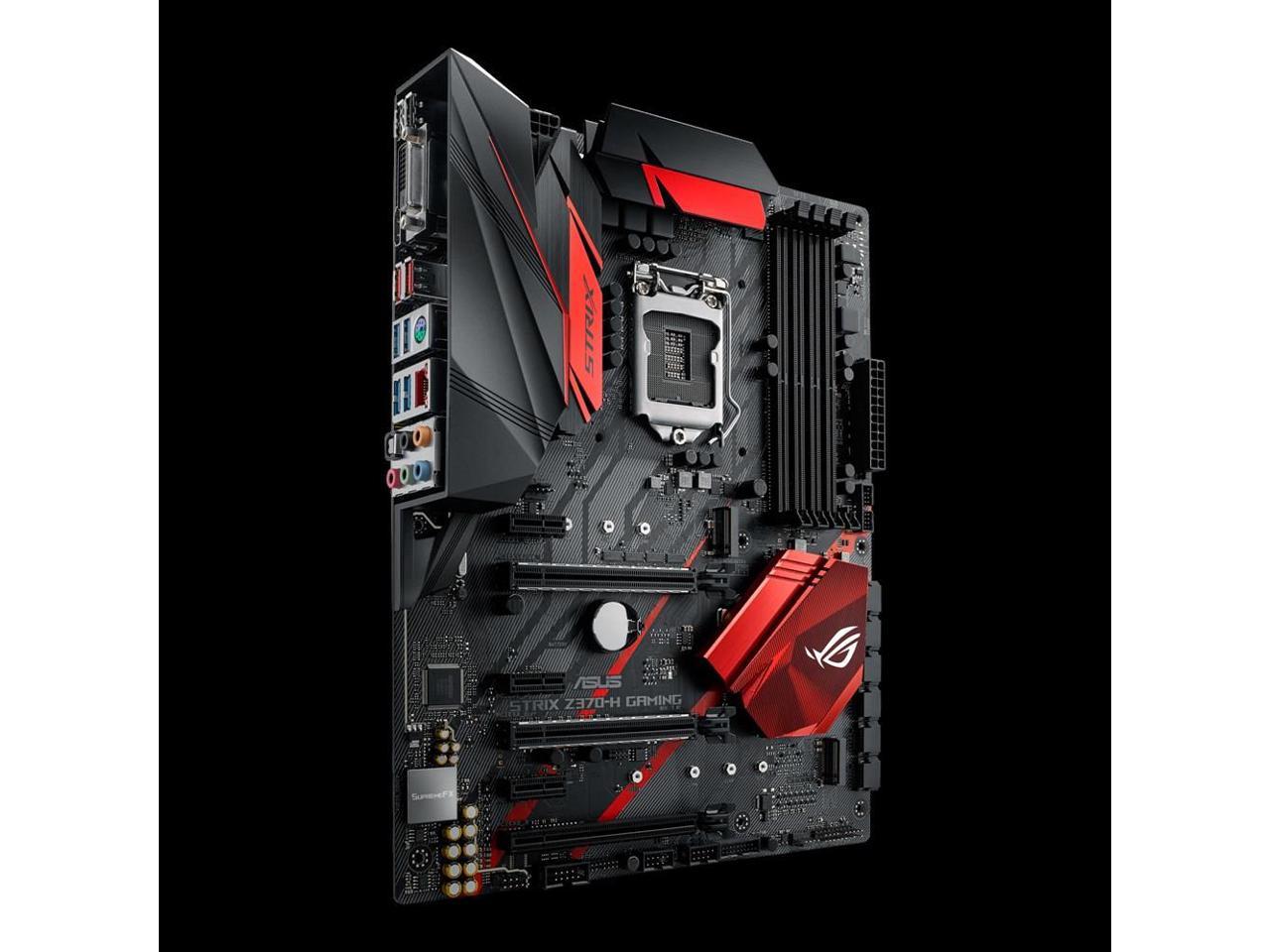 ASUS Intel ROG STRIX Z370-H GAMING Socket LGA 1151 DDR4 ATX Motherboard (90MB0VJ0-M0EAY0)