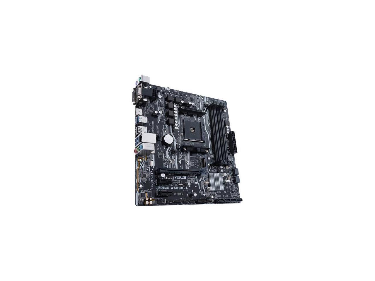 ASUS AMD PRIME A320M-A Socket AM4 DDR4 Micro ATX Motherboard (90MB0VA0-M0EAY0)