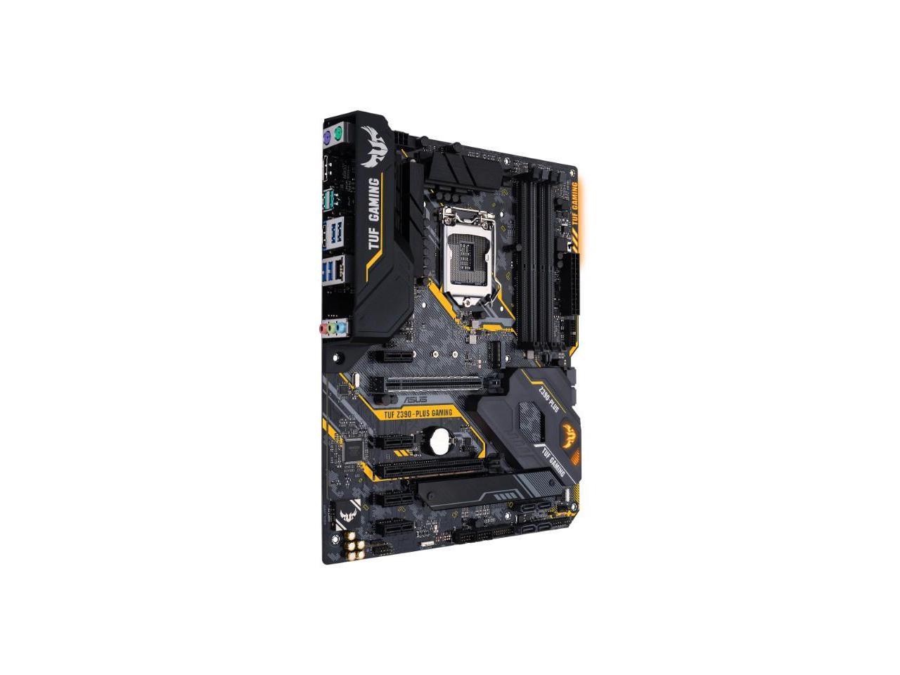 ASUS TUF Z390-PLUS GAMING LGA 1151 (300 Series) Intel Z390 HDMI SATA 6Gb/s USB 3.1 ATX Intel Motherboard