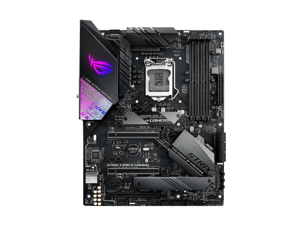 ASUS ROG Strix Z390-E Gaming LGA 1151 (300 Series) Intel Z390 SATA 6Gb/s ATX Intel Motherboard
