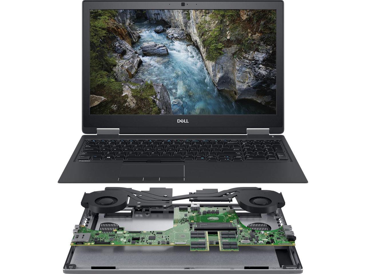 DELL Precision 7530 SBR29 Mobile Workstation Intel Core i7 8th Gen 8850H (2.60 GHz) 16 GB Memory 512 GB SSD NVIDIA Quadro P1000 15.6" Windows 10 Pro 64-bit