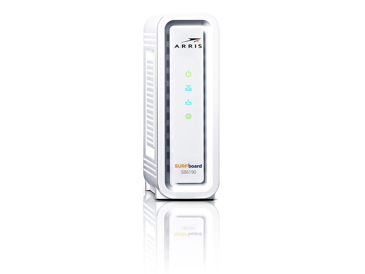 ARRIS SURFboard SB6190-RB DOCSIS 3.0 Cable Modem - White