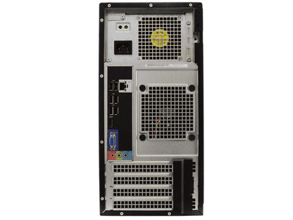 Dell Dell 390 Tower Computer PC, 3.20 GHz Intel i5 Quad Core Gen 2, 8GB DDR3 RAM, 500GB SATA Hard Drive, Windows 10 Home 64 bit (Grade B)