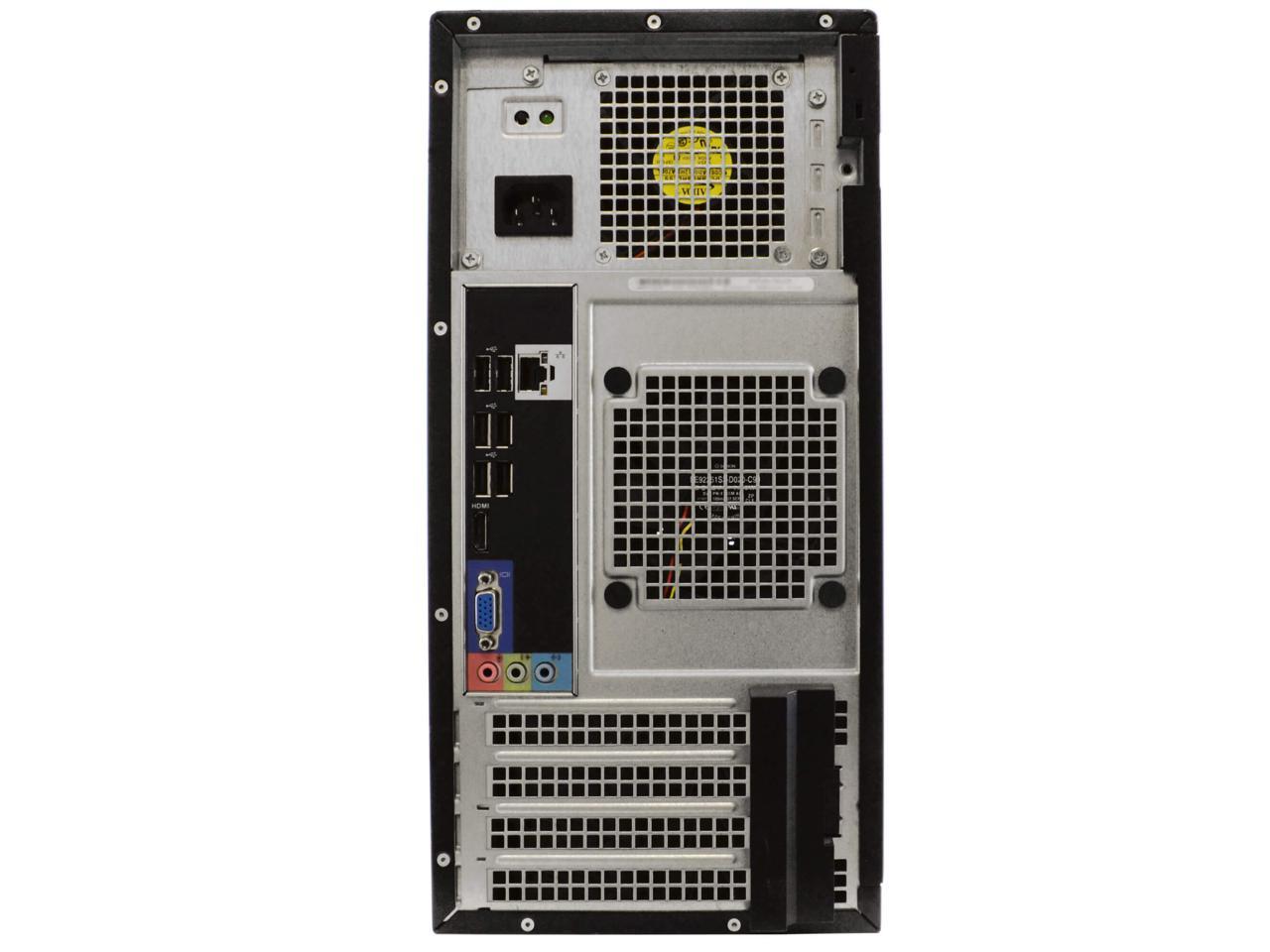 Dell Dell 390 Tower Computer PC, 3.20 GHz Intel i5 Quad Core Gen 2, 4GB DDR3 RAM, 250GB SATA Hard Drive, Windows 10 Home 64 bit