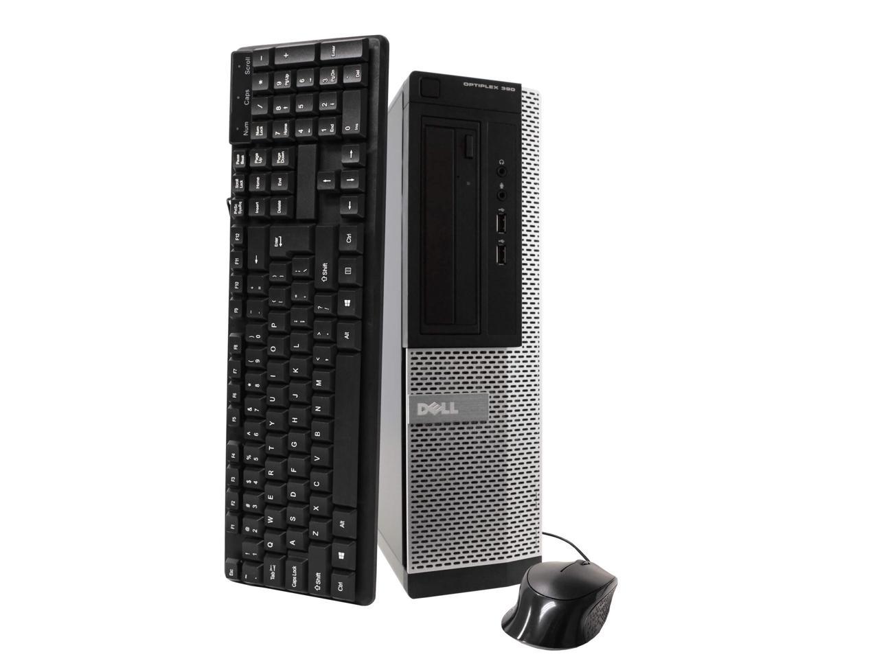 Dell OptiPlex 390 Desktop Computer PC, 3.20 GHz Intel i5 Quad Core Gen 2, 8GB DDR3 RAM, 250GB SATA Hard Drive, Windows 10 Home 64 bit (Grade B)