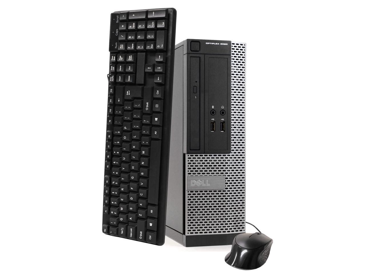 Dell OptiPlex 3020 Small Form Factor Computer PC, 3.20 GHz Intel i5 Quad Core Gen 4, 16GB DDR3 RAM, 250GB Hard Disk Drive (HDD) SATA Hard Drive, Windows 10 Professional 64bit