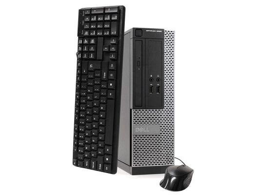 Dell OptiPlex 3020 Small Form Factor Computer PC, 3.20 GHz Intel i5 Quad Core Gen 4, 16GB DDR3 RAM, 250GB Hard Disk Drive (HDD) SATA Hard Drive, Windows 10 Professional 64bit