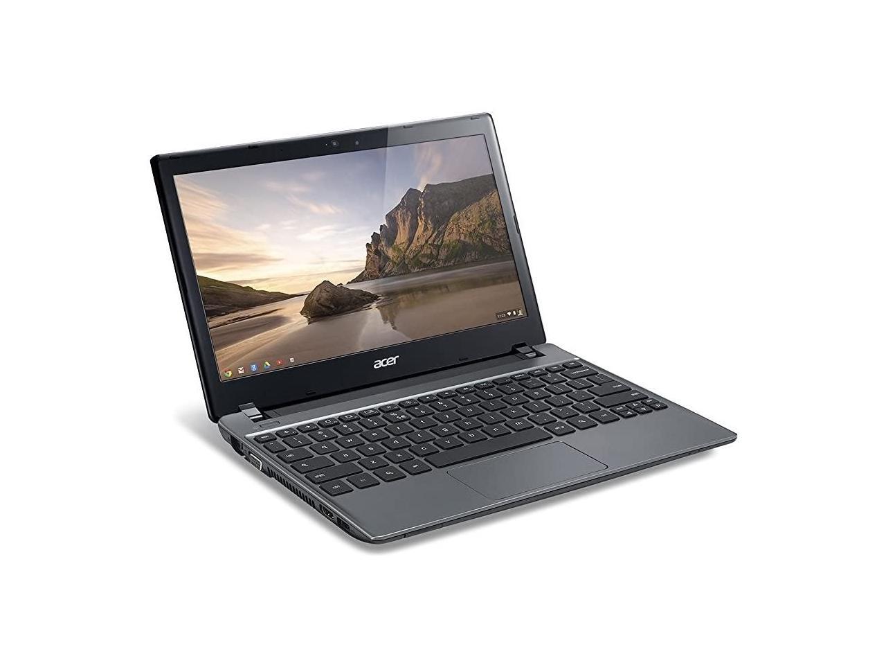 Acer Chromebook C710-2282 Laptop Computer, 1.10 GHz Intel Celeron, 4GB DDR3 RAM, 16GB SSD Hard Drive, Chrome, 11" Screen