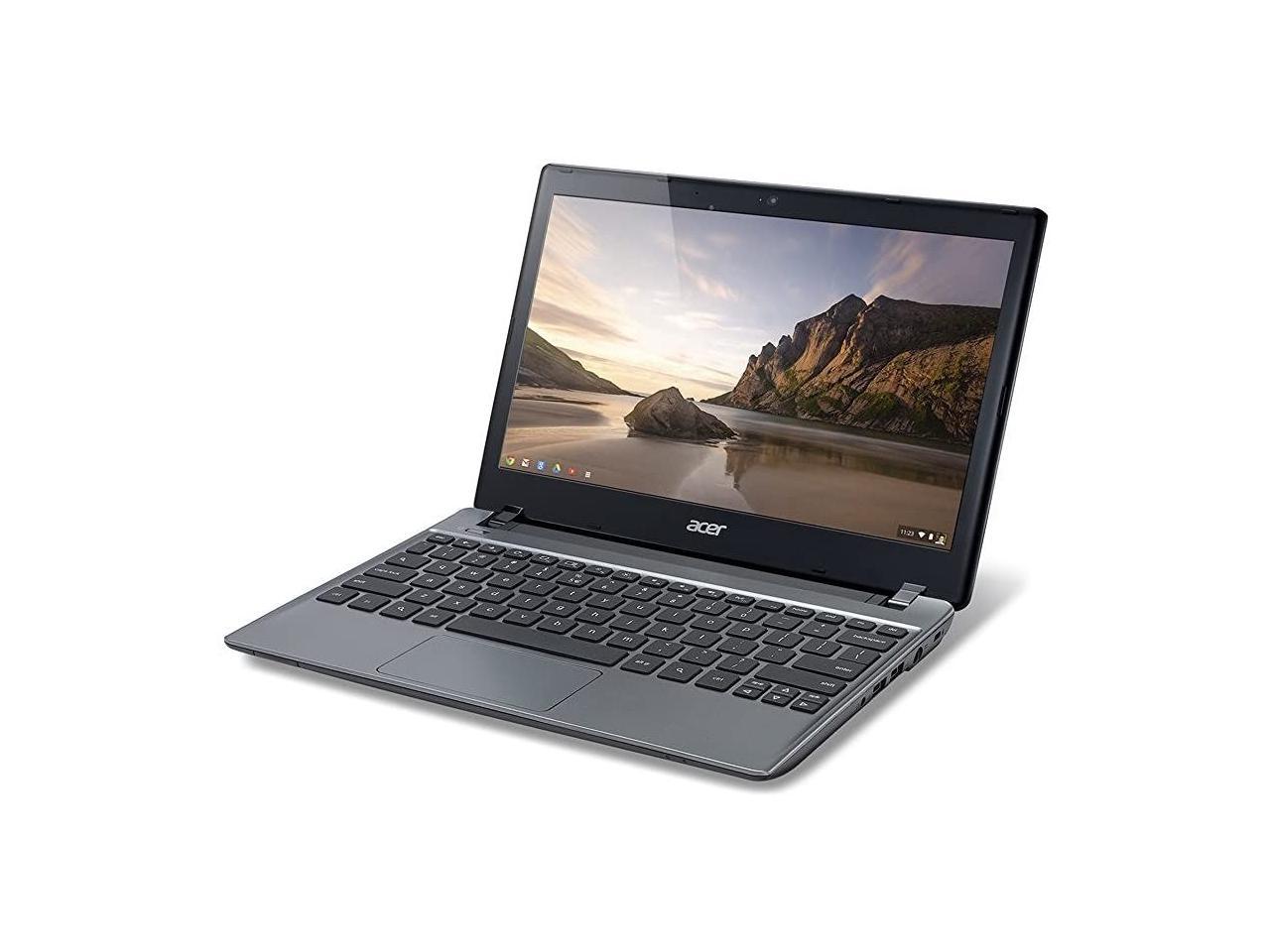 Acer Chromebook C710-2282, 1.10 GHz Intel Celeron, 4GB DDR3 RAM, 16GB SSD Hard Drive, Chrome, 11" Screen