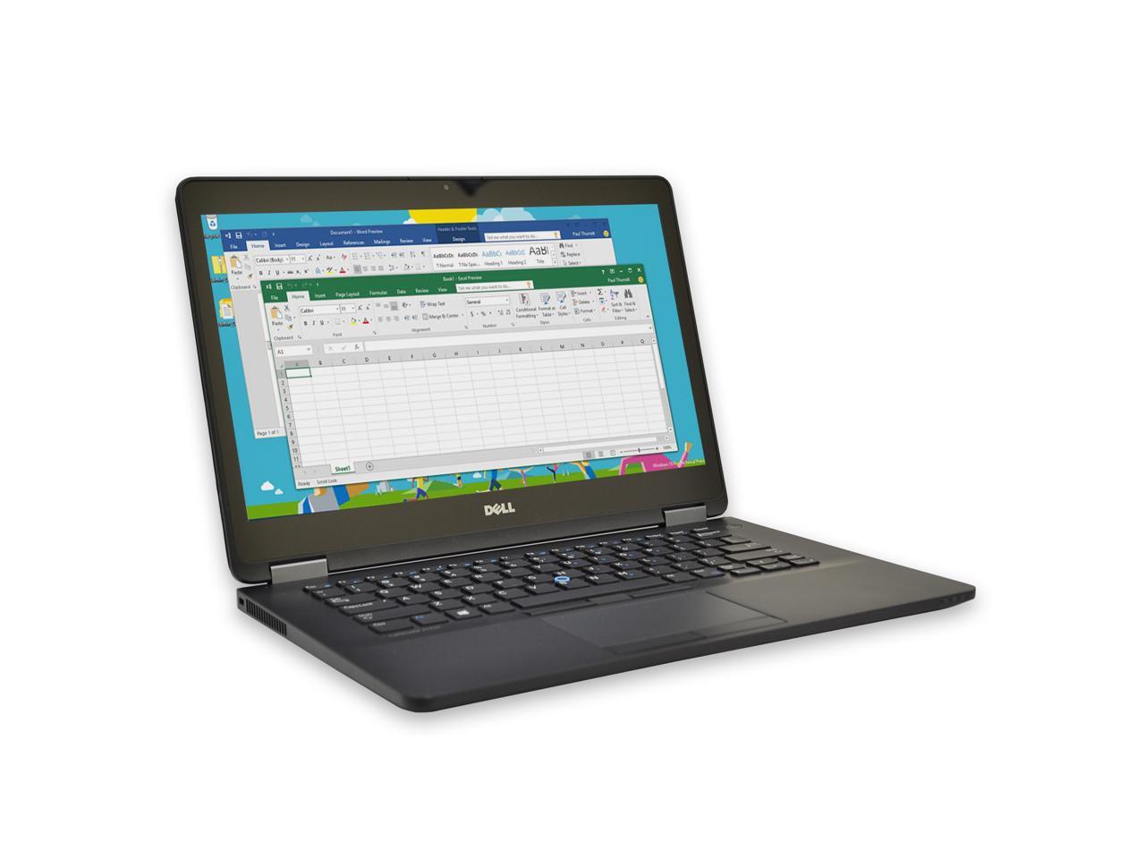 Dell Latitude E7470 Laptop Computer, 2.40 GHz Intel i5 Dual Core Gen 6, 8GB DDR3 RAM, 120GB Solid State Drive Hard Drive, Windows 10 Home 64Bit, 15" Screen (Grade B)