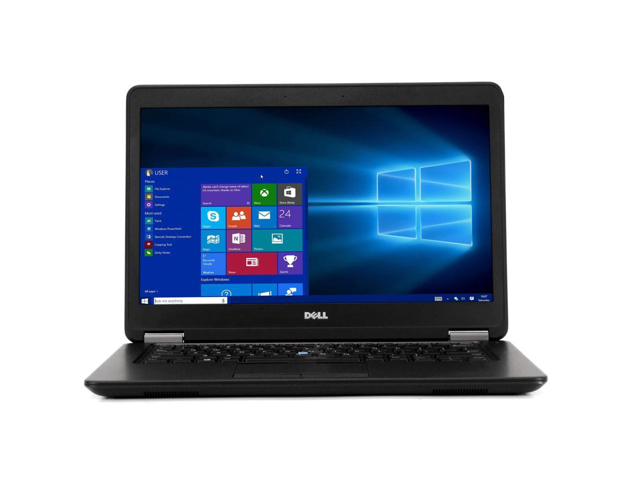 Dell Latitude E7450 Laptop Computer, 2.90 GHz Intel i5 Dual Core Gen 5, 16GB DDR3 RAM, 120GB Solid State Drive Hard Drive, Windows 10 Professional 64Bit, 14" Screen (Grade B)