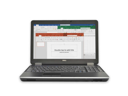 Dell Latitude Latitude E6540 Laptop Computer, 2.60 GHz Intel i5 Dual Core Gen 4, 4GB DDR3 RAM, 500GB SATA Hard Drive, Windows 10 Home 64 Bit, 15" Screen (Grade B)