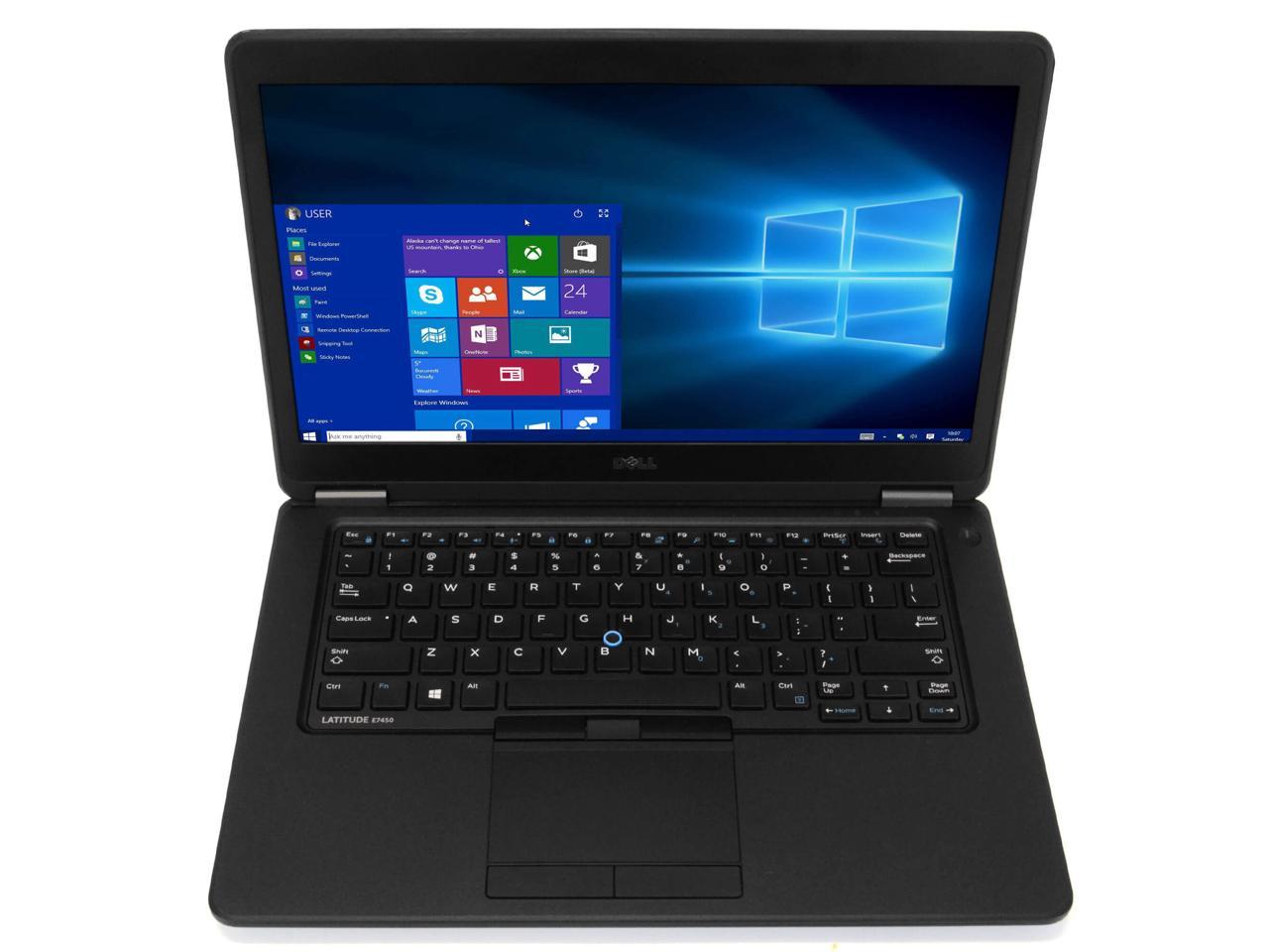 Dell Latitude Latitude E7450 Laptop Computer, 2.90 GHz Intel i5 Dual Core Gen 5, 4GB DDR3 RAM, 128GB SSD Hard Drive, Windows 10 Home 64 Bit, 12" Screen (B GRADE)