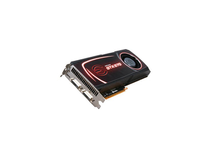EVGA GeForce GTX 570 (Fermi) DirectX 11 012-P3-1570-AR 1280MB 320-Bit GDDR5 PCI Express 2.0 x16 HDCP Ready SLI Support Video Card