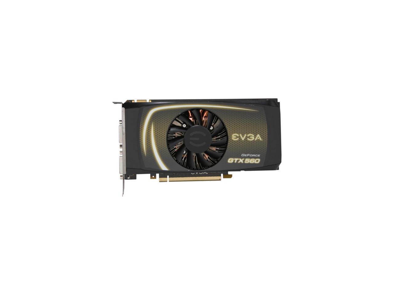 EVGA SuperClocked 01G-P3-1461-KR GeForce GTX 560 (Fermi) 1GB 256-bit GDDR5 PCI Express 2.0 x16 HDCP Ready SLI Support Video Card
