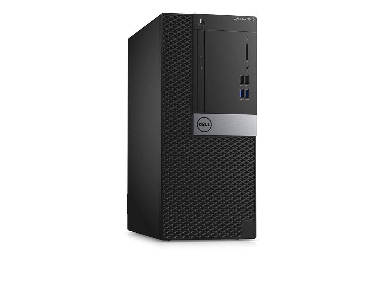 Dell OptiPlex 3040 MT Desktop Pc, Intel Core i3-6100 3.7 GHz, 8GB DDR3, 256GB SSD, Win 10 Pro x64 Grade B+