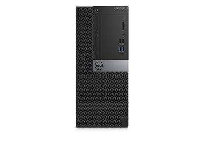 Dell OptiPlex 3040 MT Desktop Pc, Intel Core i3-6100 3.7 GHz, 8GB DDR3, 256GB SSD, Win 10 Pro x64 Grade B+