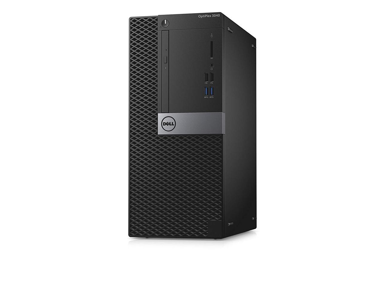 Dell OptiPlex 3040 MT Desktop Pc, Intel Core i3-6100 3.7 GHz, 8GB DDR3, 256GB SSD, Win 10 Pro x64 Grade B+