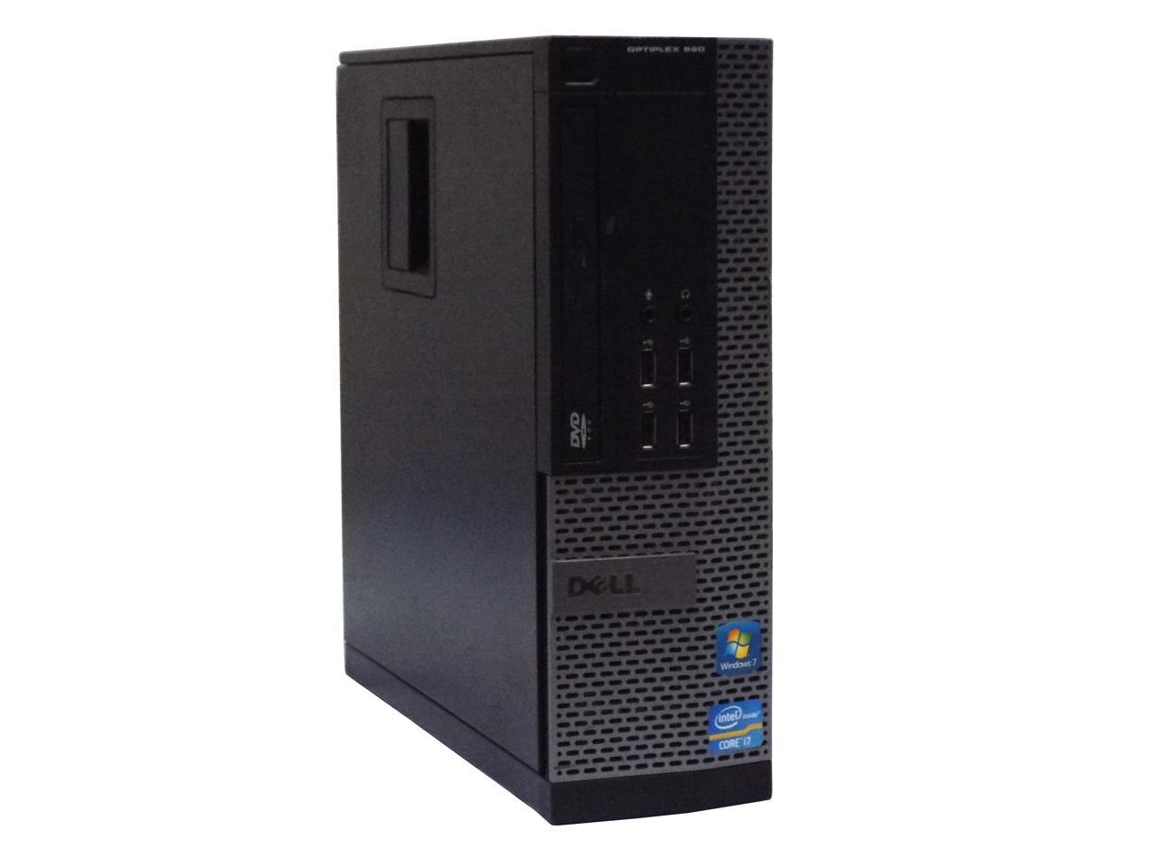 DELL OptiPlex 990 Small Form Factor Desktop PC, Intel Core i5-2400 3.1GHz, 8GB DDR3 RAM, 256GB SSD, Win-10 x64