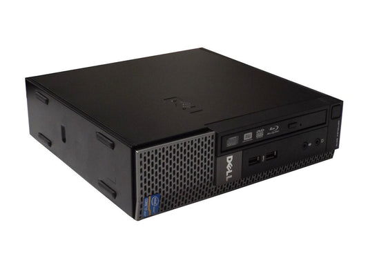 Dell OptiPlex 9010 Ultra Slim Form Factor Desktop PC, Intel Core i7-3770S 3.10GHz, 8GB DDR3 RAM, 256GB SSD, Win-10 Pro x64