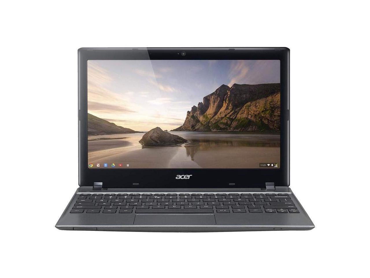 Acer chromebook C720-2848, 1.40 GHz Intel Celeron, 2GB DDR3 RAM, 16GB SSD Hard Drive, Chrome, 11" Screen