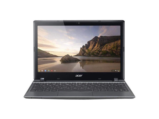 Acer Chromebook C720-2103, 1.40 GHz Intel Celeron, 2GB DDR3 RAM, 16GB SSD Hard Drive, Chrome, 11" Screen (Grade B)