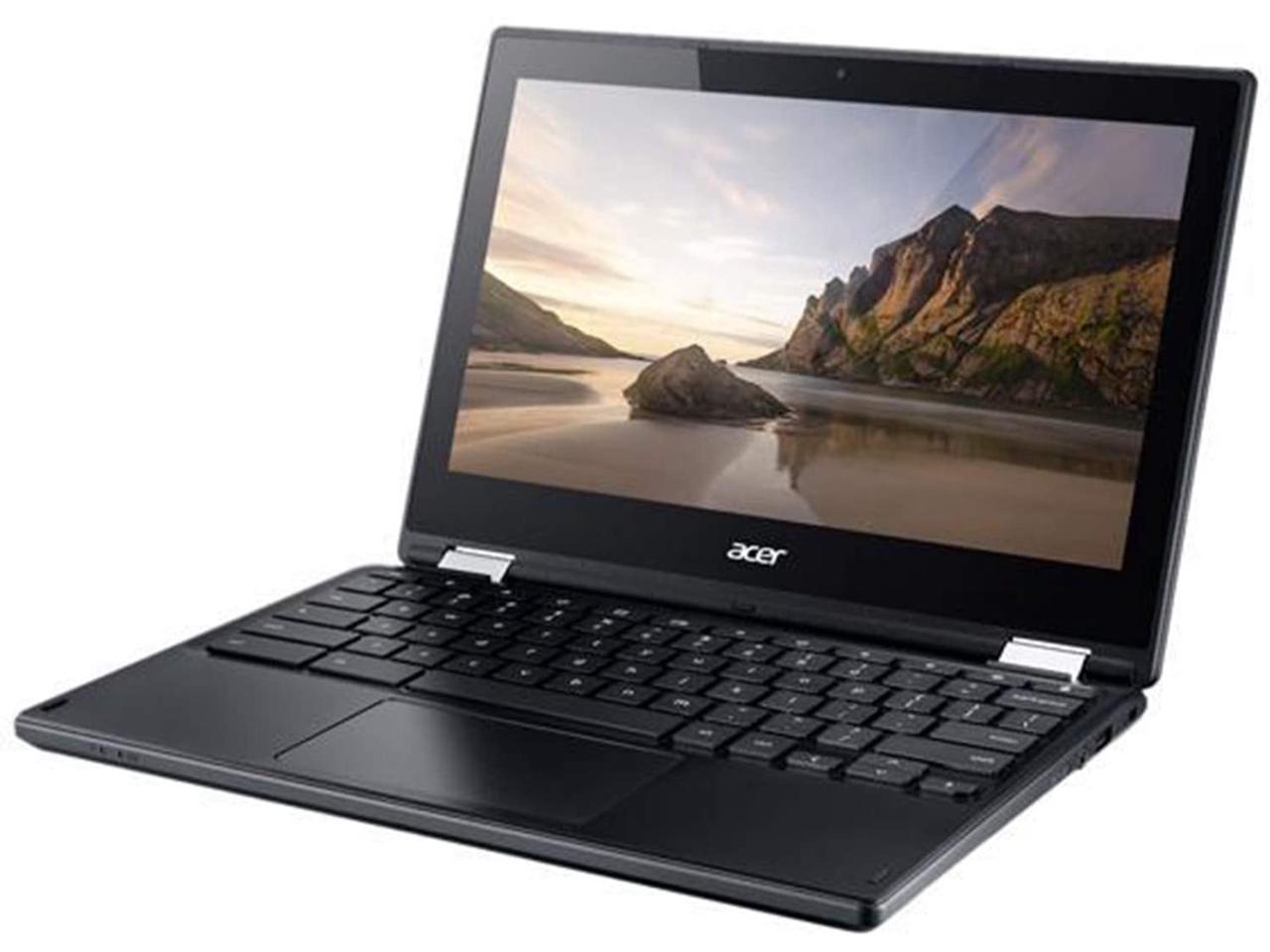 Acer Chromebook C738T-C44Z Tablet Computer, 1.60 GHz Intel Celeron, 4GB DDR3 RAM, 16GB SSD Hard Drive, Chrome, 11" Screen