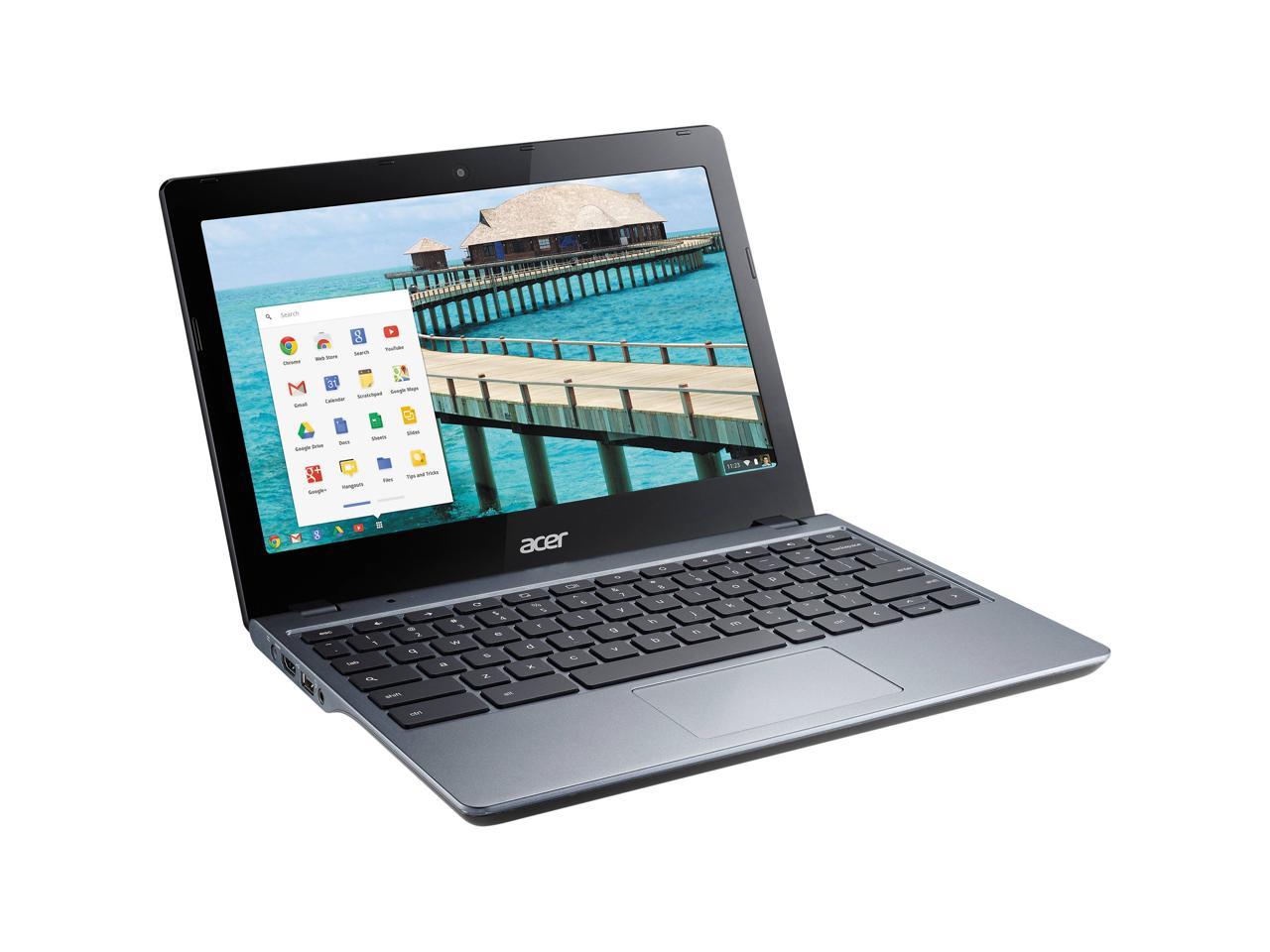 Acer Chromebook C720P-2625 Laptop Computer, 1.40 GHz Intel Celeron, 4GB DDR3 RAM, 16GB SSD Hard Drive, Chrome, 11" Screen