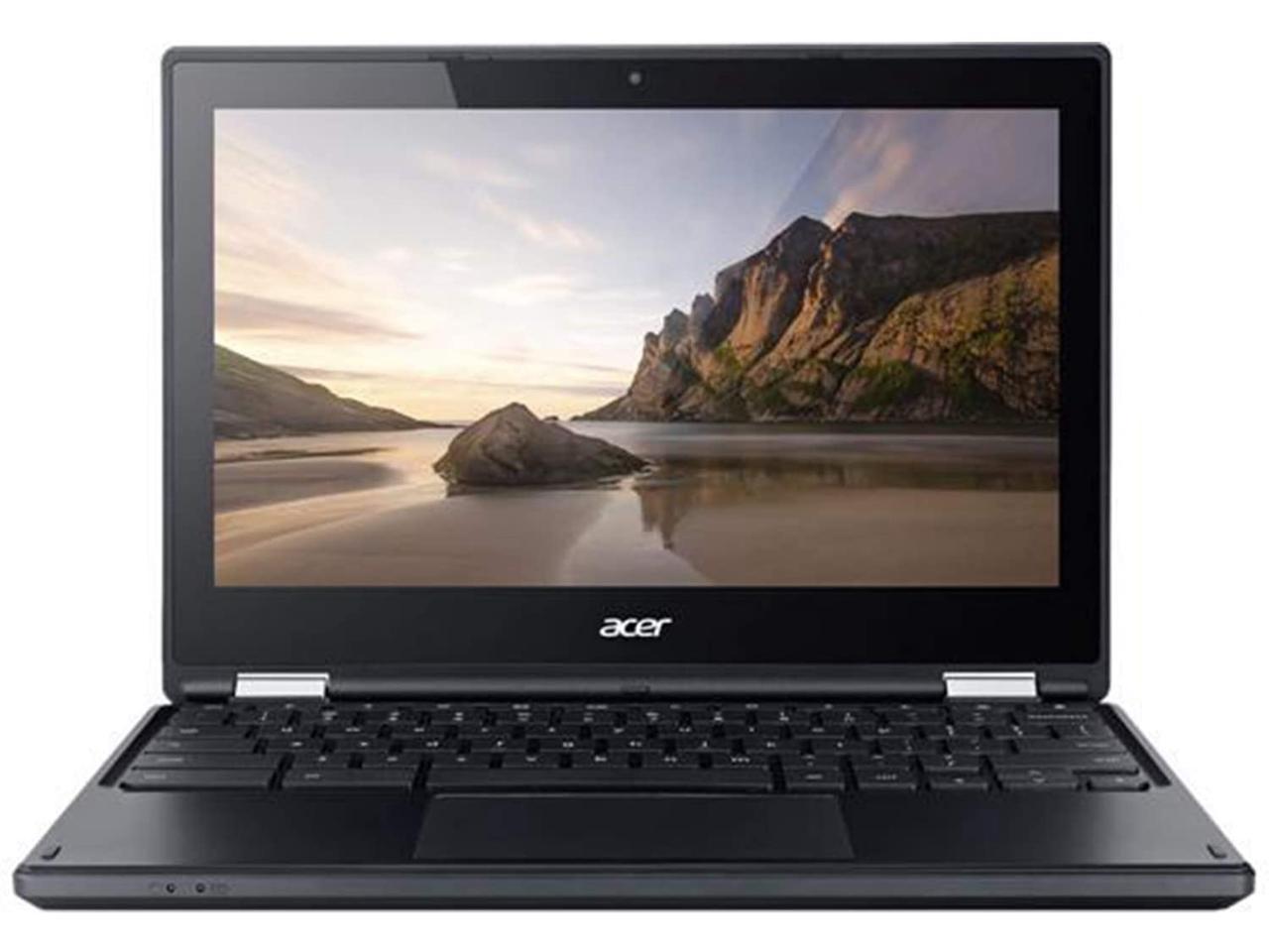 Acer Chromebook C738T-C44Z Tablet Computer, 1.60 GHz Intel Celeron, 4GB DDR3 RAM, 16GB SSD Hard Drive, Chrome, 11" Screen