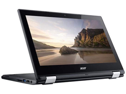 Acer Chromebook C738T-C8Q2 Tablet Computer, 1.60 GHz Intel Celeron, 4GB DDR3 RAM, 16GB SSD Hard Drive, Chrome, 11" Screen