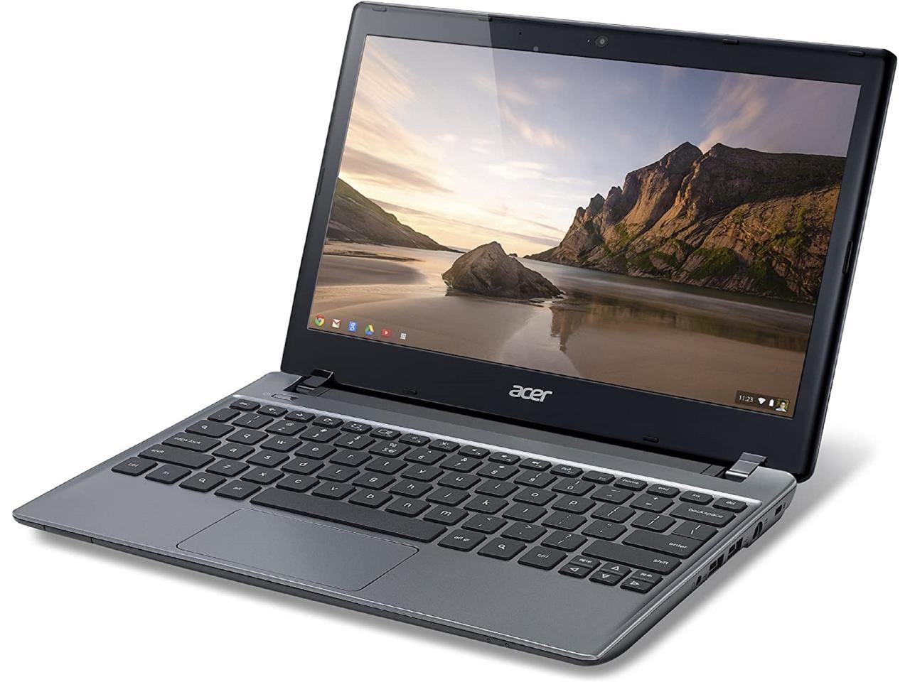 Acer Chromebook C710-2833, 1.10 GHz Intel Celeron, 2GB DDR3 RAM, 16GB SSD Hard Drive, Chrome, 11" Screen (Grade B)