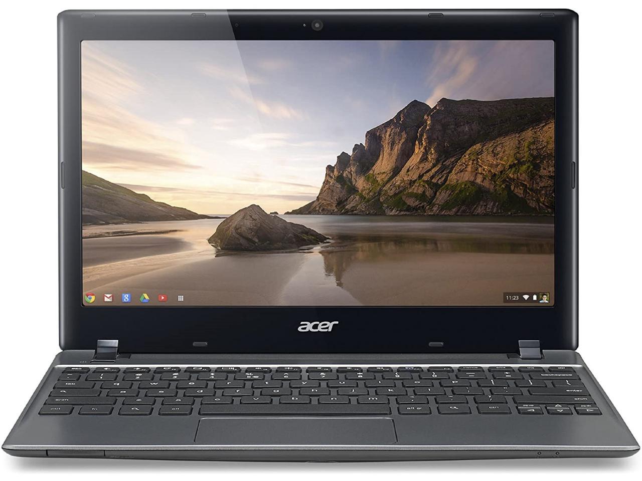 Acer Chromebook C710-2833, 1.10 GHz Intel Celeron, 2GB DDR3 RAM, 16GB SSD Hard Drive, Chrome, 11" Screen (Grade B)