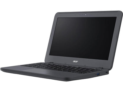Acer Chromebook C731T-C42N, 1.60 GHz Intel Celeron, 4GB DDR3 RAM, 16GB SSD Hard Drive, Chrome, 11" Screen