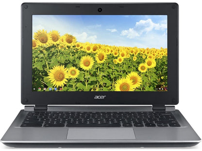 Acer Chromebook C730E-C555, 2.16 GHz Intel Celeron, 4GB DDR3 RAM, 16GB SSD Hard Drive, Chrome, 11" Screen