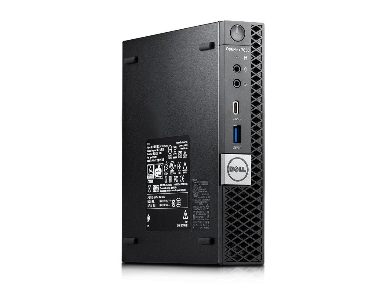 Dell Optiplex 7050 Micro Form Factor Desktop, Intel i5 7500T 2.7Ghz, 8GB DDR4, 500GB Hard Drive, Wi-Fi, HDMI, Windows 10