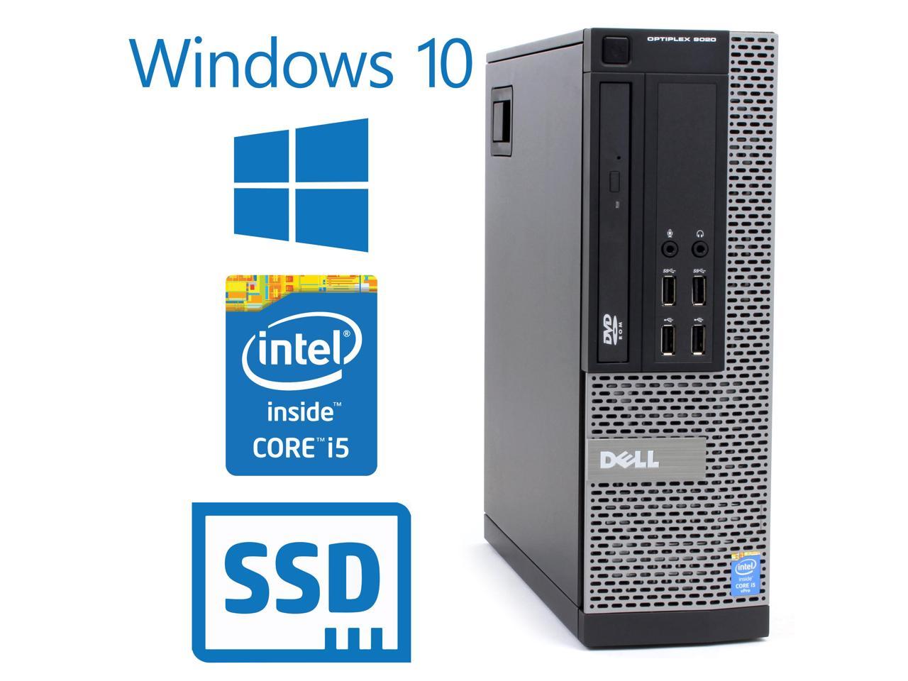 Dell Optiplex 9020 Small Form Desktop, Quad Core i7 4770 3.4Ghz, 16GB DDR3 RAM, 512GB SSD Hard Drive, DVD-RW, Windows 10
