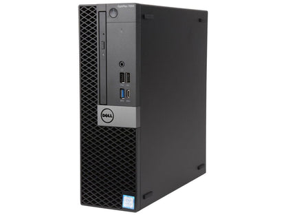 Dell Optiplex 7050 Small Form Desktop, Intel Quad Core i7 6700 3.4Ghz, 32GB DDR4, 512GB SSD Hard Drive, USB Type C, DVD-RW, HDMI, Windows 10 Pro