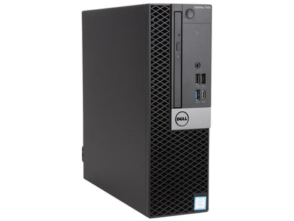 Dell Optiplex 7050 Small Form Desktop, Intel Quad Core i7 6700 3.4Ghz, 32GB DDR4, 512GB SSD Hard Drive, USB Type C, DVD-RW, HDMI, Windows 10 Pro