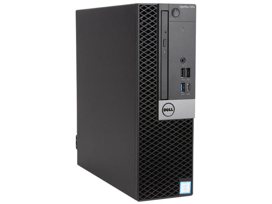 Dell Optiplex 7050 Small Form Desktop, Intel Quad Core i7 6700 3.4Ghz, 32GB DDR4, 512GB SSD Hard Drive, USB Type C, DVD-RW, HDMI, Windows 10 Pro