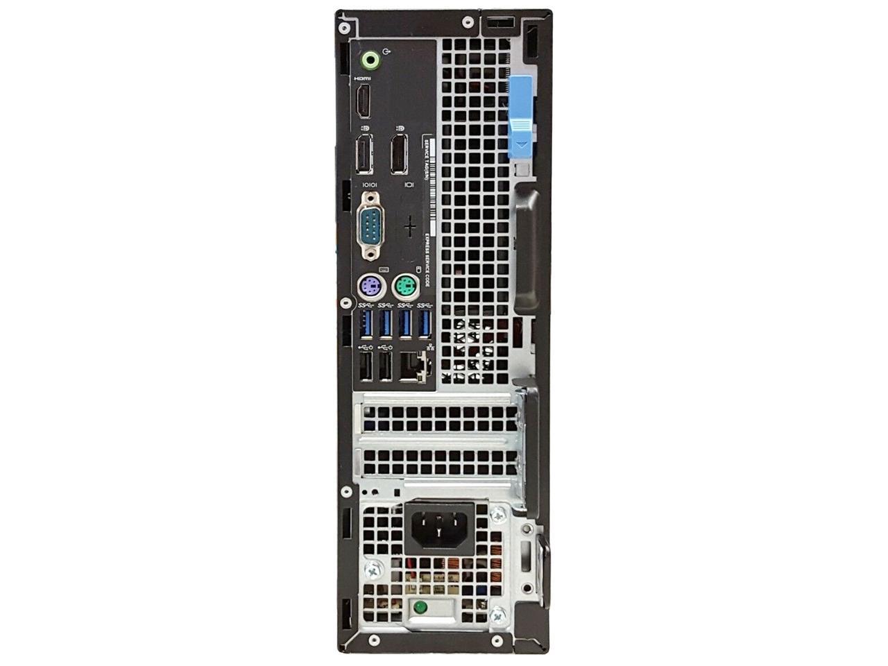 Dell Optiplex 7050 Small Form Desktop, Intel Quad Core i7 6700 3.4Ghz, 32GB DDR4, 512GB SSD Hard Drive, USB Type C, DVD-RW, HDMI, Windows 10 Pro